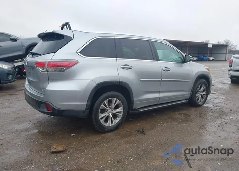 2015 Toyota Highlander Xle V6 из США, поврежденный, VIN 5TDKKRFH7FS094985